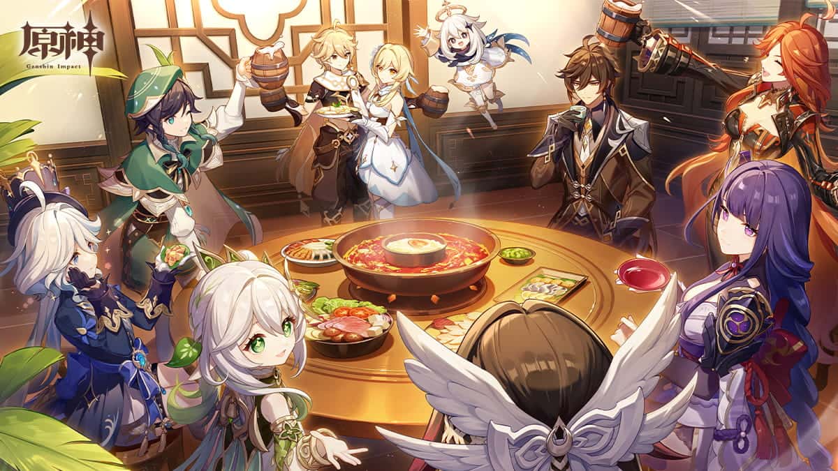  原神同人漫画分享平台背景